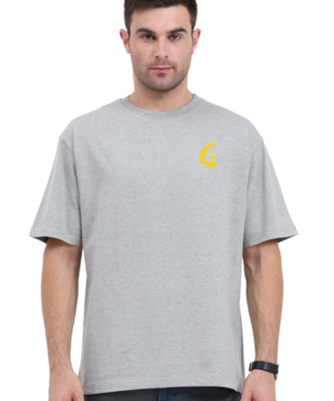 Tinga T-Shirt Grey Melange Front Side - Ting Ting Tinga