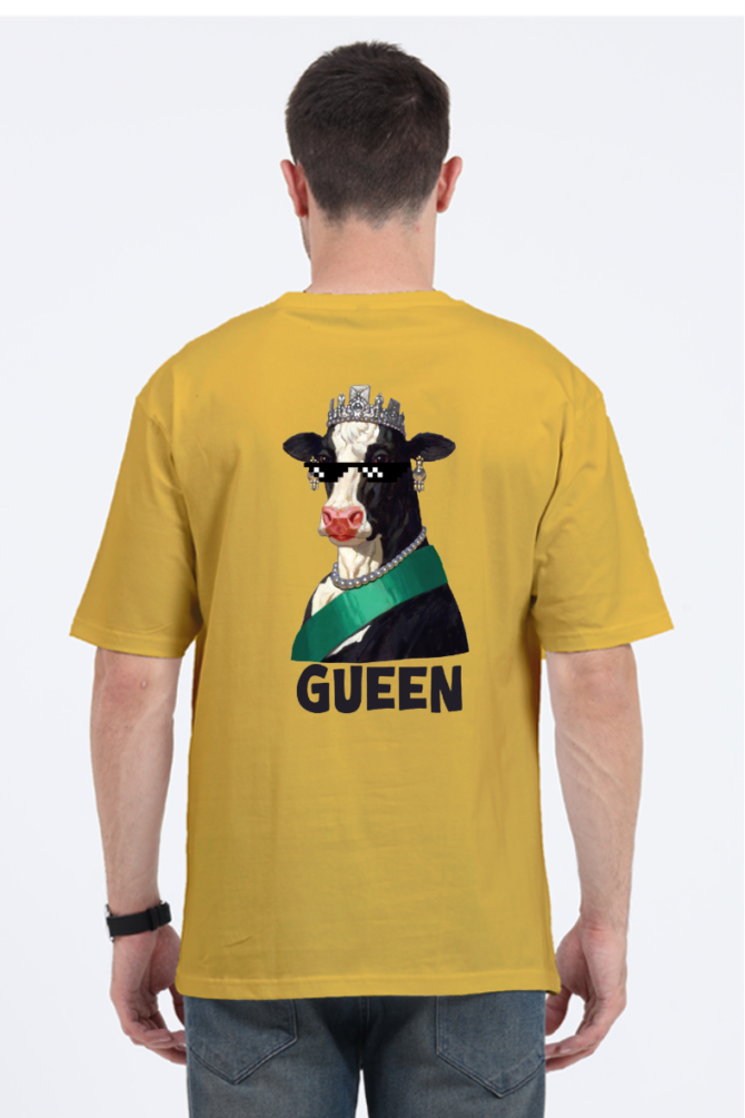 Tinga Gueen T-Shirt Mustard Yellow Back Side - Ting Ting Tinga