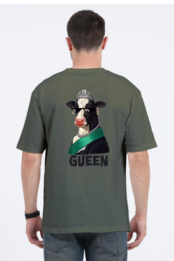 Tinga Gueen T-Shirt Olive Green Back Side - Ting Ting Tinga