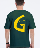 Tinga G T-Shirt Bottle Green Back Side - Ting Ting Tinga