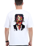 Tinga True Face T-Shirt White Back Side - Ting Ting Tinga